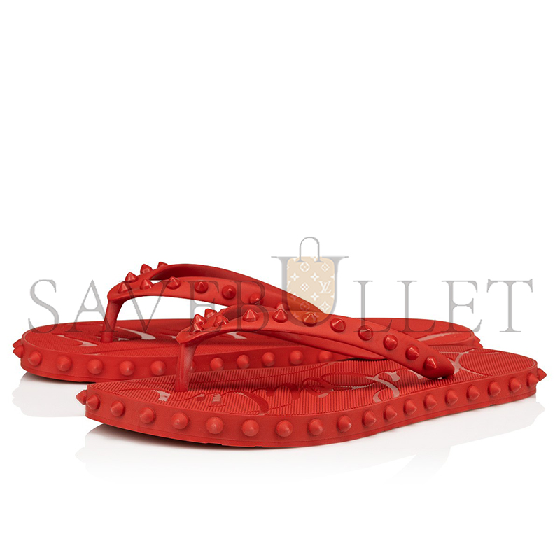 ch**an louboutin S*per loubi flipflip flops rubber loubi women 1230961r251